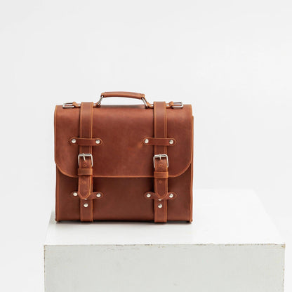 Genuine Leather Briefcase Bag Lora | Women's Work Bag-9