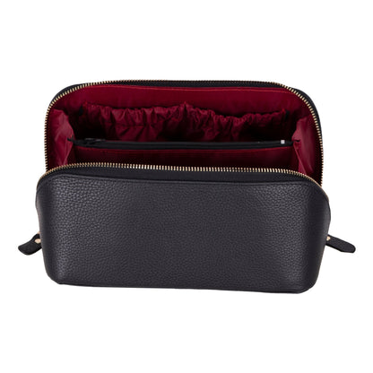 Haines Leather Cosmetic Bag – Stylish & Durable Makeup Bag for Travel-3
