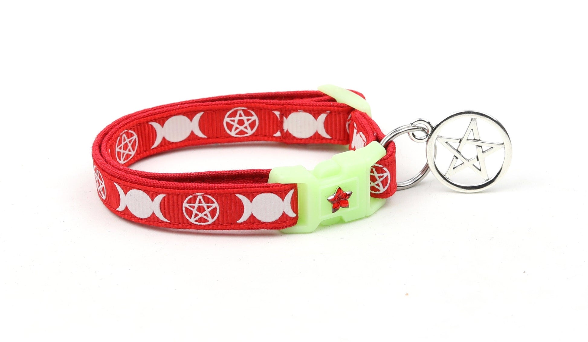 Witch's Familiar on Red Cat Collar-1