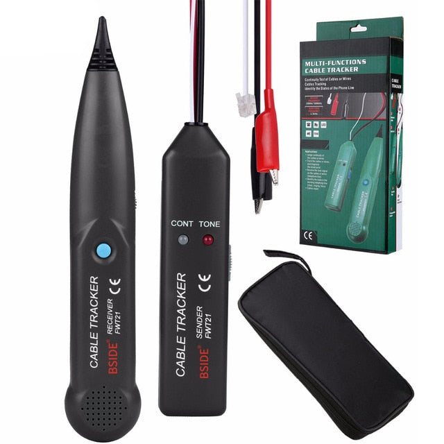 MS6812 Cable Tracker Tester Professional Line LAN detector UTP STP Telephone Wire Tracer Breakpoint location Diagnose Tone-3