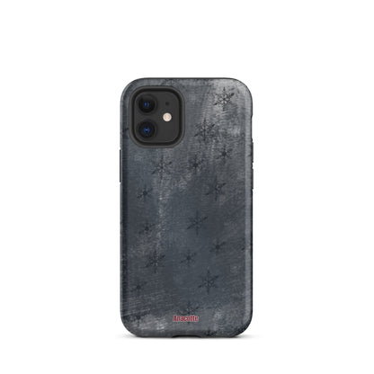 iPhone 14, 13, 12, 11 Christmas Theme iPhone Cases Snow Black Anacotte-14