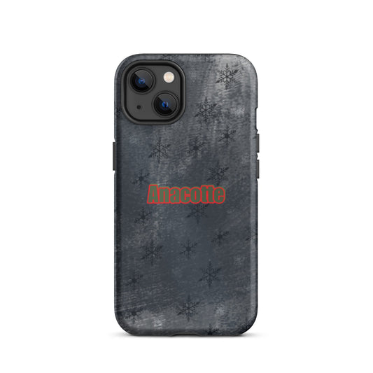 iPhone 14, 13, 12, 11 Christmas Theme iPhone Cases Black Anacotte-20