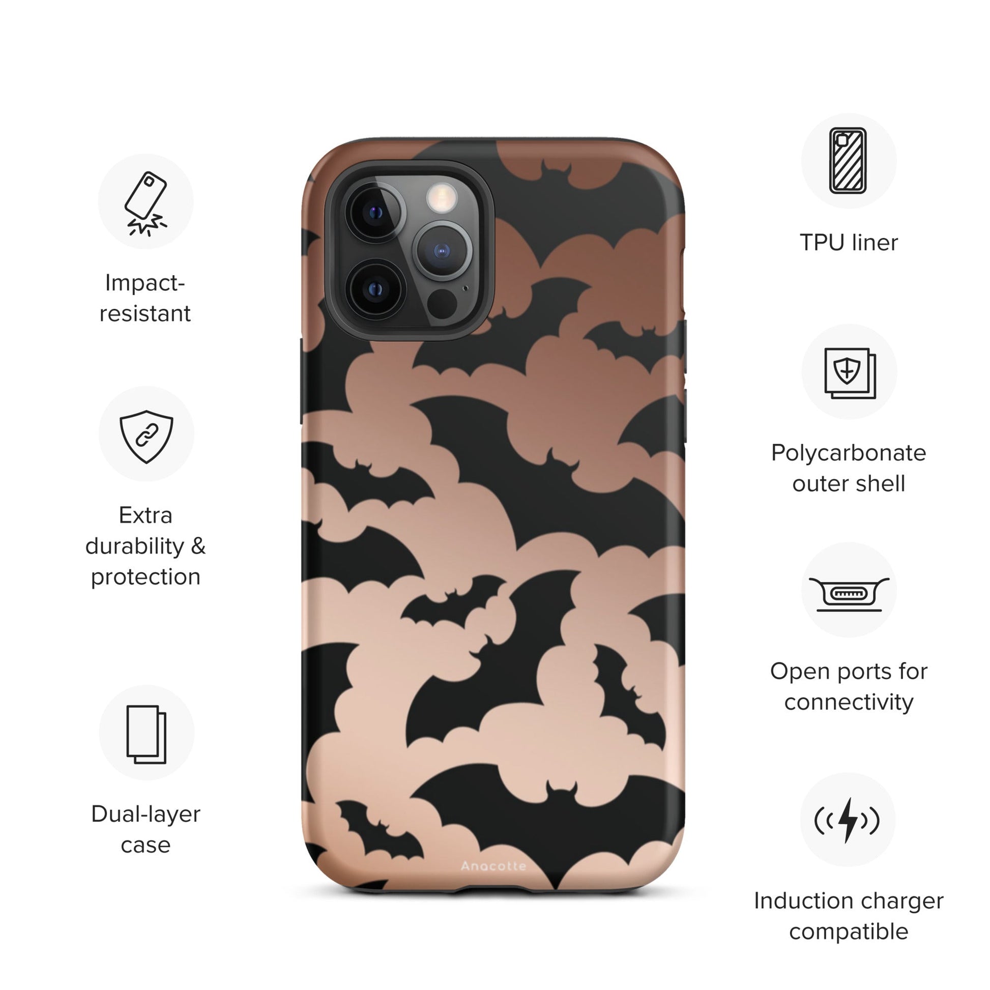 Anacotte Halloween for iPhone 14, 13, 12, 11 Case-21